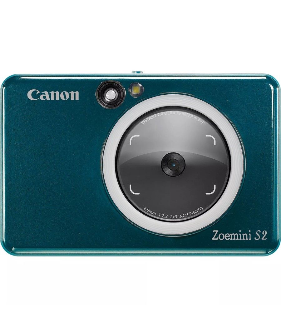 Camara impresora instantanea canon zoemini s2 azul turquesa - 8mp - bluetooth - capacidad 10 hojas - Imagen 2