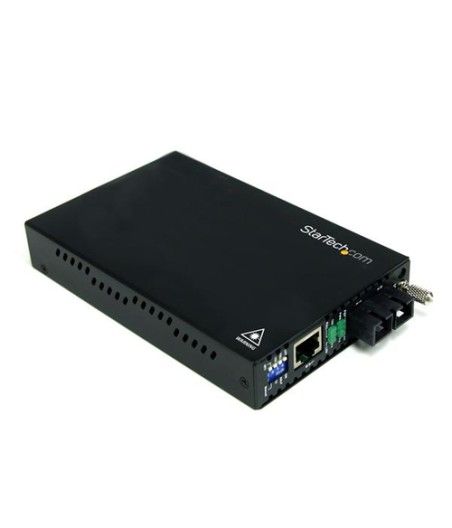 StarTech.com Conversor de Medios Ethernet 10/100 Mbps a Fibra Multi Modo Conector SC -2km - Imagen 1