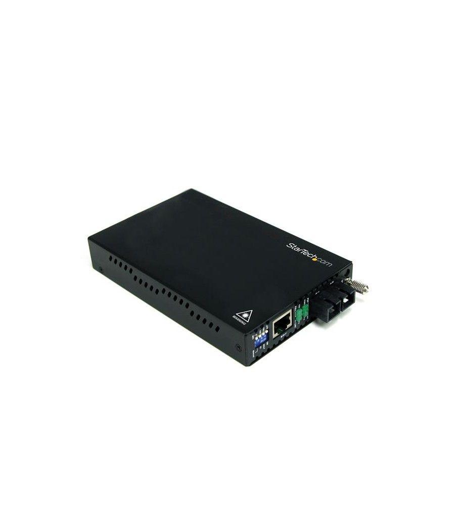 StarTech.com Conversor de Medios Ethernet 10/100 Mbps a Fibra Modo Único Monomodo Conector SC - 30km - Imagen 2