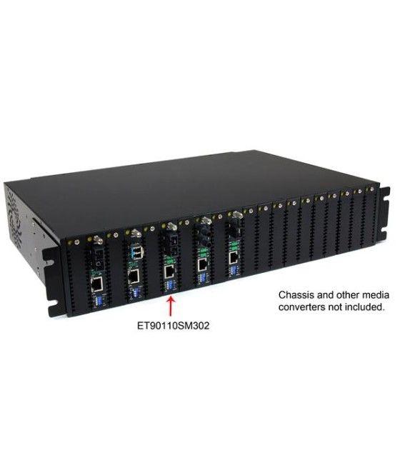 StarTech.com Conversor de Medios Ethernet 10/100 Mbps a Fibra Modo Único Monomodo Conector SC - 30km - Imagen 5