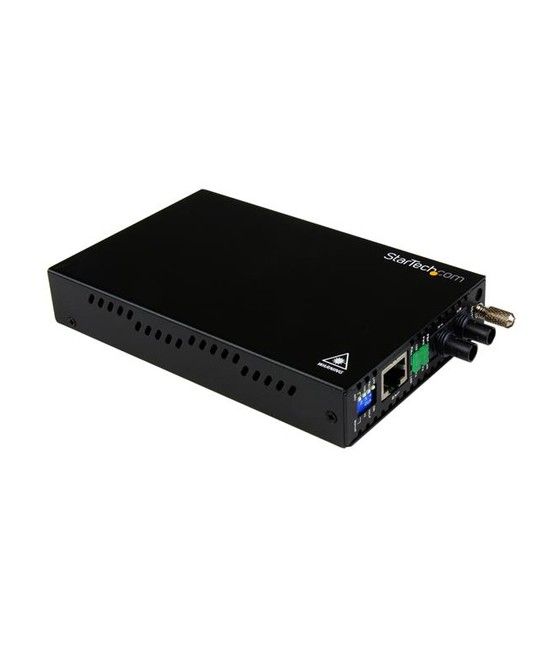 StarTech.com Conversor de Medios Ethernet 10/100 Mbps a Fibra Multi Modo Conector ST - 2km - Imagen 1