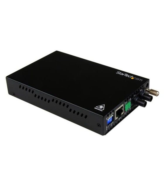 StarTech.com Conversor de Medios Ethernet 10/100 Mbps a Fibra Multi Modo Conector ST - 2km - Imagen 2