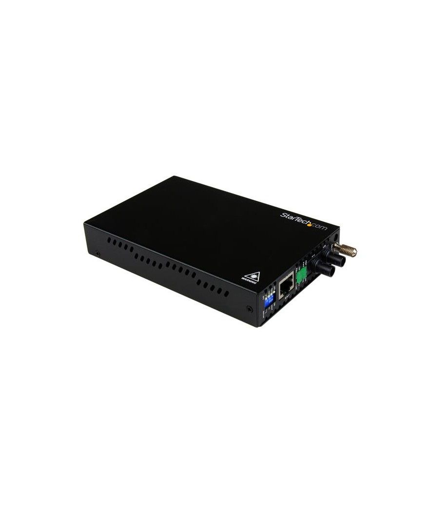 StarTech.com Conversor de Medios Ethernet 10/100 Mbps a Fibra Multi Modo Conector ST - 2km - Imagen 2