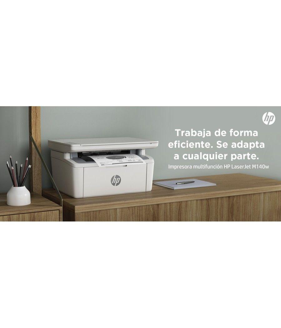 Multifuncion hp laser monocromo laserjet m140w a4 - 20ppm - wifi - duplex impresion - Imagen 14