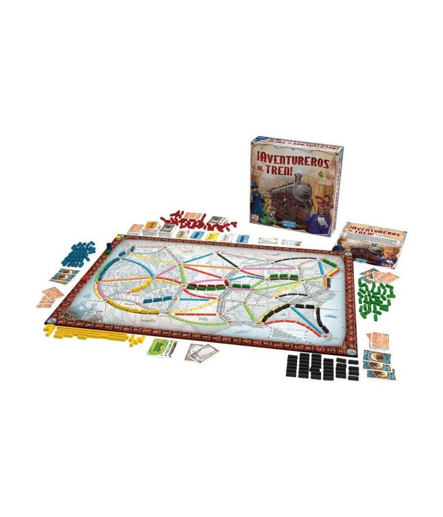 Juego de mesa aventureros al tren pegi 8 - Imagen 3