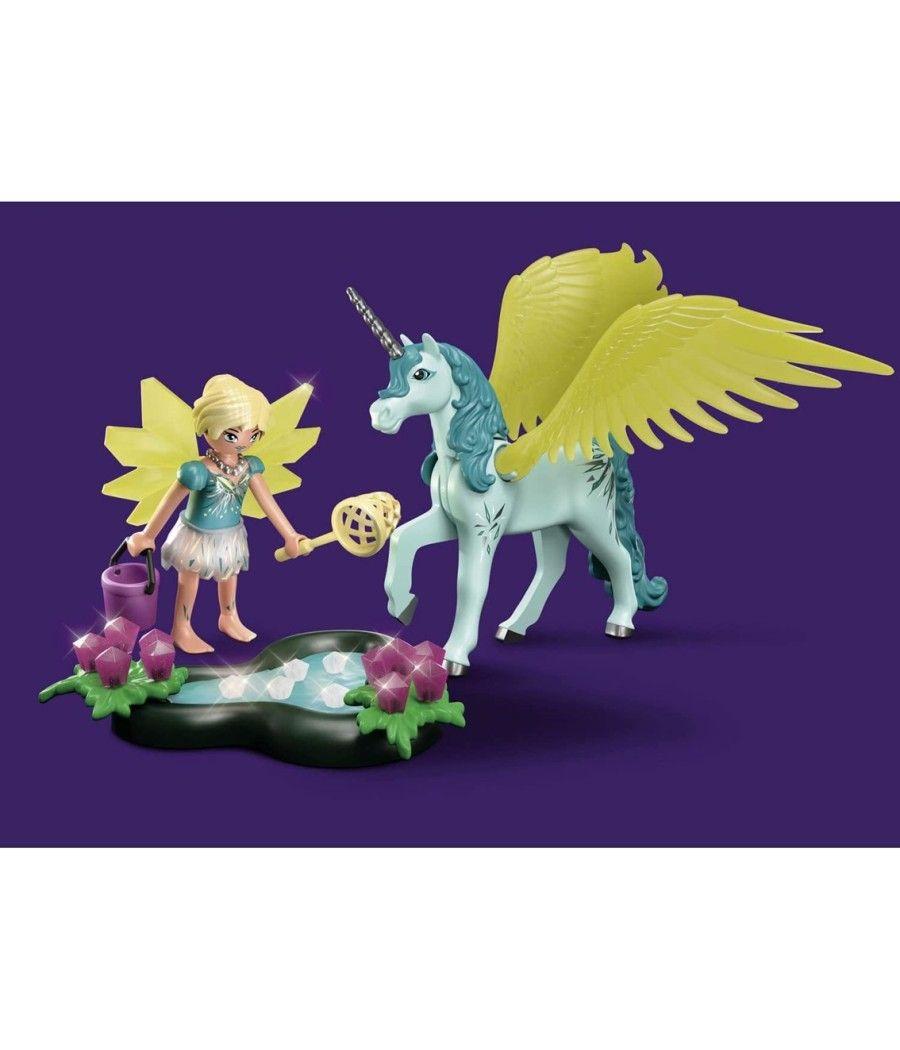 Playmobil crystal fairy con unicornio - Imagen 7