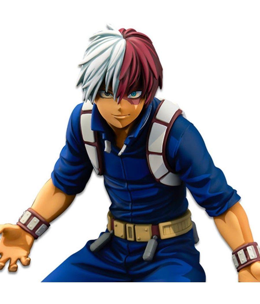 Figura banpresto my hero academia shoto todoroki wfc super master stars piece two dimensions - Imagen 2