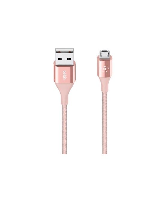 Belkin DuraTek cable USB 1,2 m USB 2.0 USB A Micro-USB B Oro, Rosa - Imagen 1