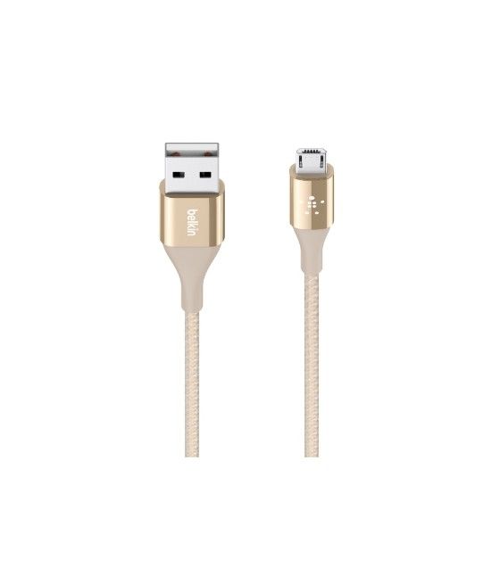 Belkin DuraTek cable USB 1,2 m USB 2.0 USB A Micro-USB B Oro - Imagen 1