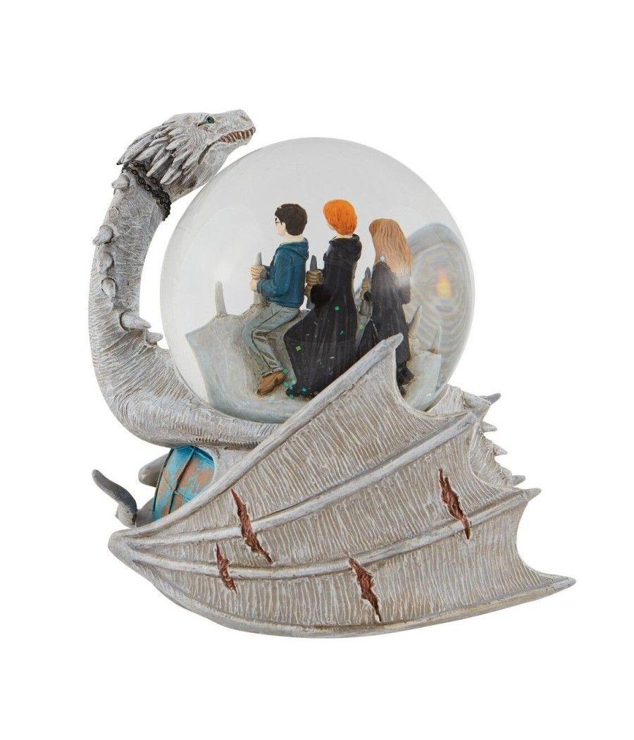 Figura enesco bola de agua decorativa harry potter dragon ucraniano harry ron y hermione - Imagen 2