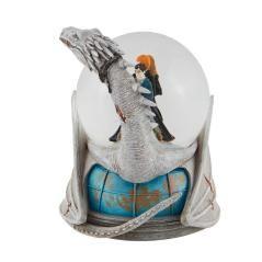 Figura enesco bola de agua decorativa harry potter dragon ucraniano harry ron y hermione - Imagen 4