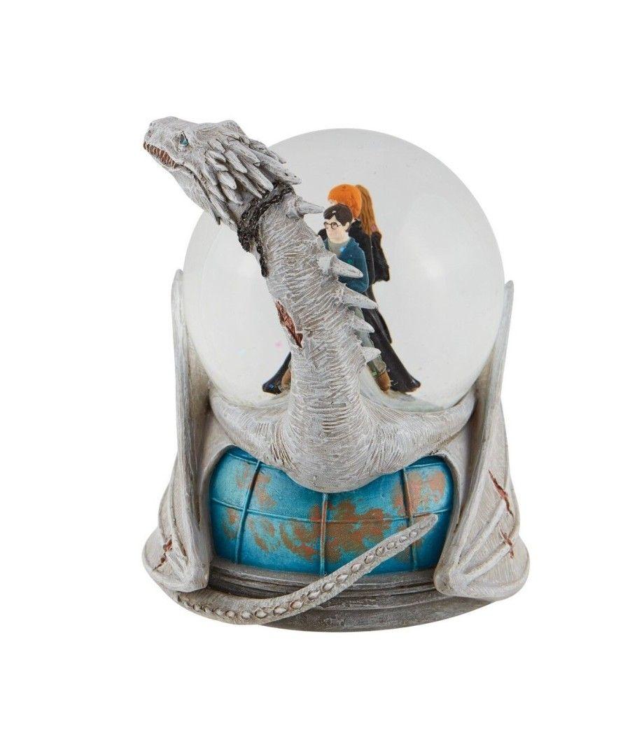 Figura enesco bola de agua decorativa harry potter dragon ucraniano harry ron y hermione - Imagen 4