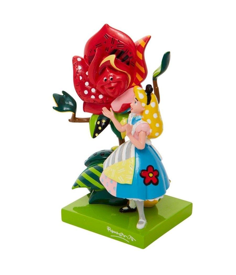 Figura enesco disney alicia en el pais de las maravillas alicia hablando con la rosa - Imagen 4