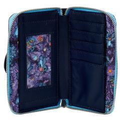 Cartera loungefly disney lilo & stitch aventura espacial lilo & stitch zip around wallet - Imagen 3