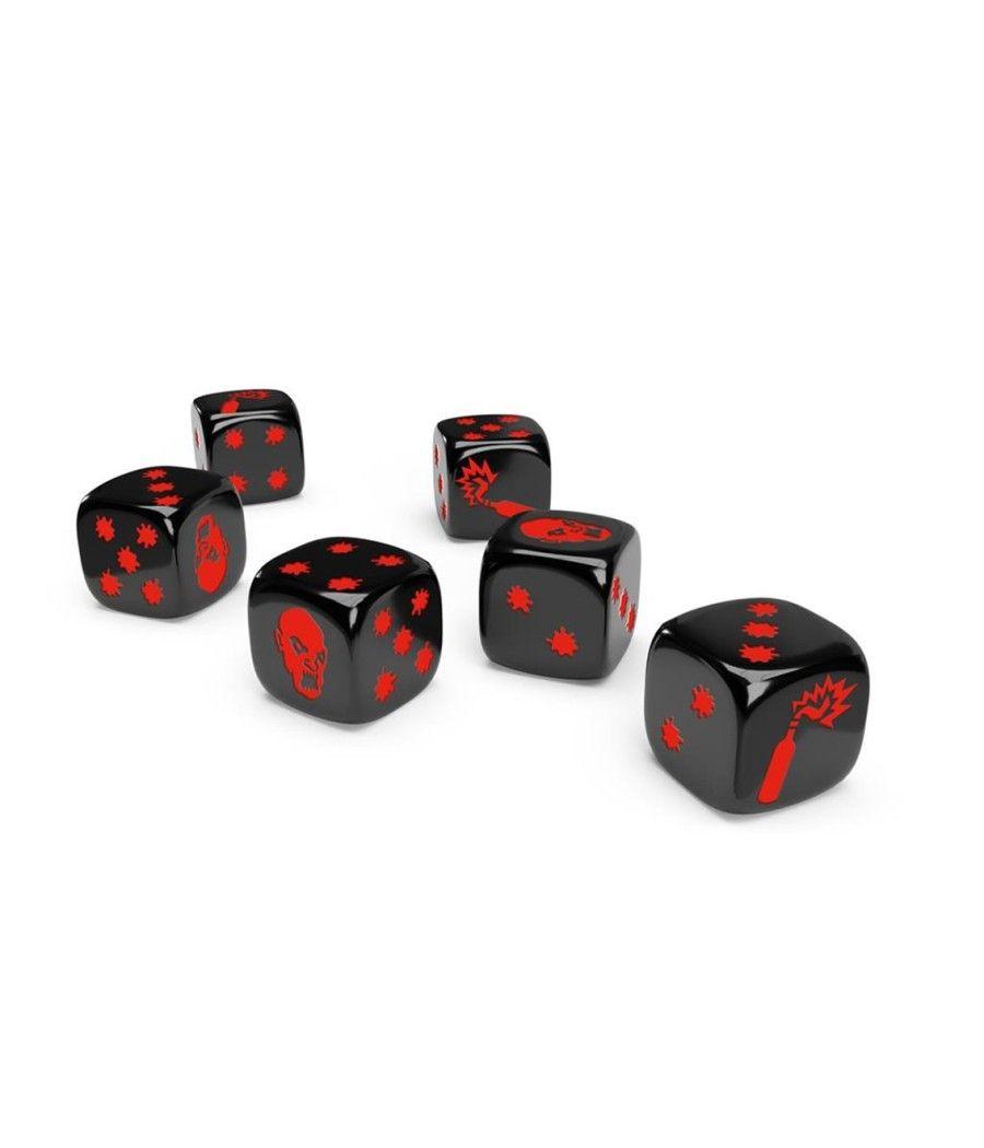 Pack dados especial black - white juego de mesa zombicide - Imagen 2