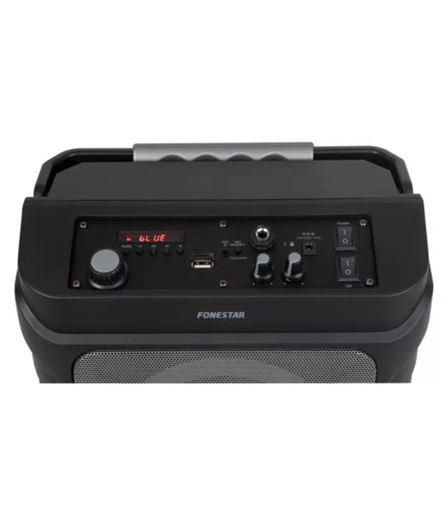 Altavoz portatil fonestar partybox 20w rms - jack - funcion karaoke - bluetooth - usb - micro sd - mp3 - microfono - efecto lumi