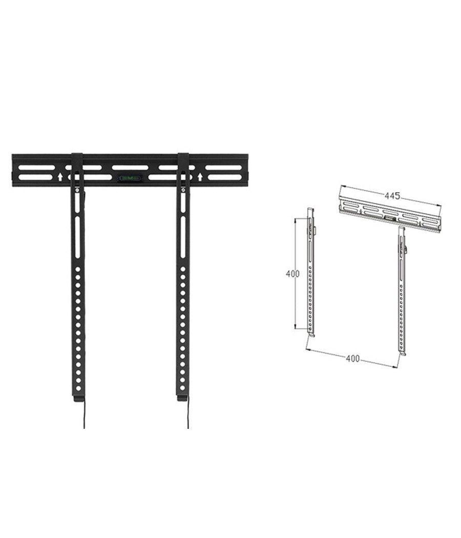 Soporte fijo de pared phoenix para tv - monitor hasta 55pulgadas vesa 400x400 hasta 50kg negro - Imagen 2