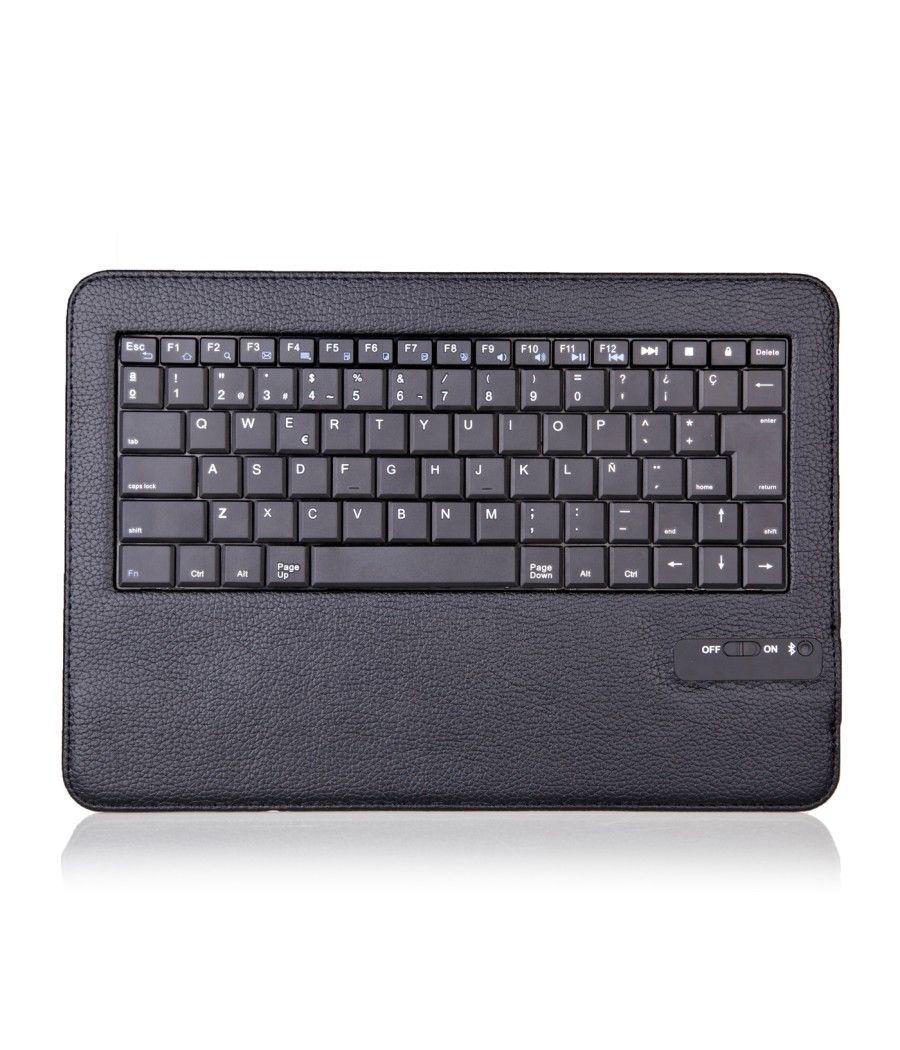 Funda universal + teclado bluetooth phoenix para tablet - ipad - ebook 7pulgadas - 8'' negra - Imagen 7