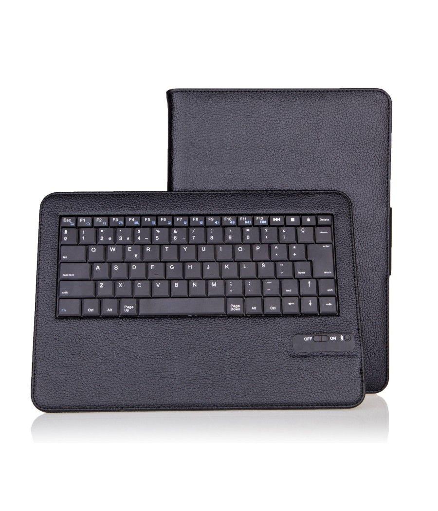 Funda universal + teclado bluetooth phoenix para tablet - ipad - ebook 7pulgadas - 8'' negra - Imagen 8