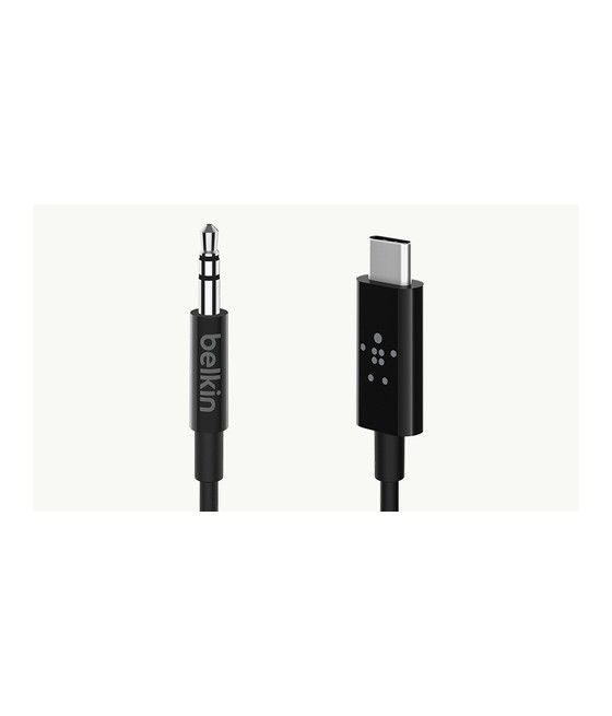 Belkin F7U079BT06-BLK cable de audio 1,8 m 3,5mm Negro - Imagen 3