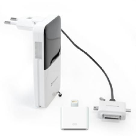 Cargador +  bateria portatil phoenix power bank 3000 mah ipad - iphone lighting - tablet - moviles - smartphones - mp4 - gps - c