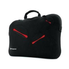 Funda - maletin sleeve neopreno phoenix stockholm para portatil netbook hasta 13.5pulgadas negro acabados rojo - Imagen 3
