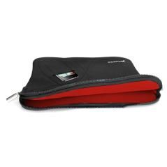 Funda - maletin sleeve neopreno phoenix stockholm para portatil netbook hasta 13.5pulgadas negro acabados rojo - Imagen 5
