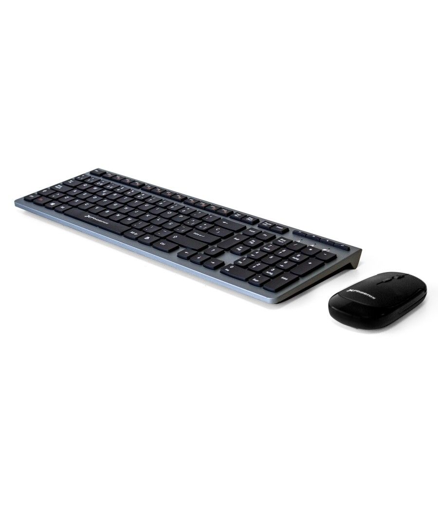 Combo inalambrico teclado multimedia y raton phoenix receptor usb 2.4ghz wireless raton 1000dpi diseño ultra delgado - Imagen 3