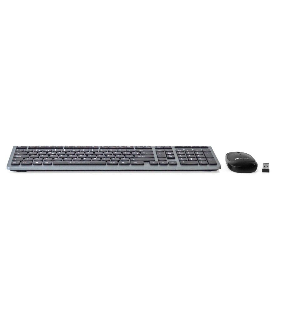 Combo inalambrico teclado multimedia y raton phoenix receptor usb 2.4ghz wireless raton 1000dpi diseño ultra delgado - Imagen 4