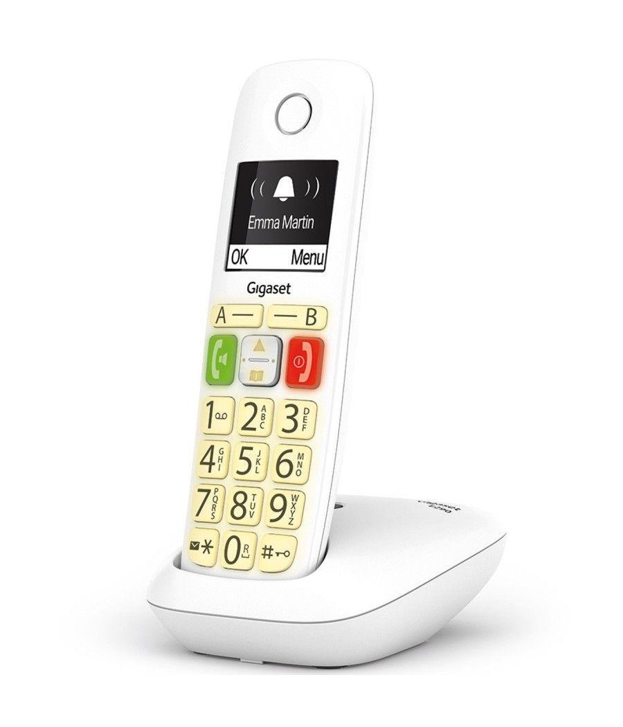 Telefono fijo inalambrico gigaset e290 blanco 150 numeros - 21 tonos - Imagen 2