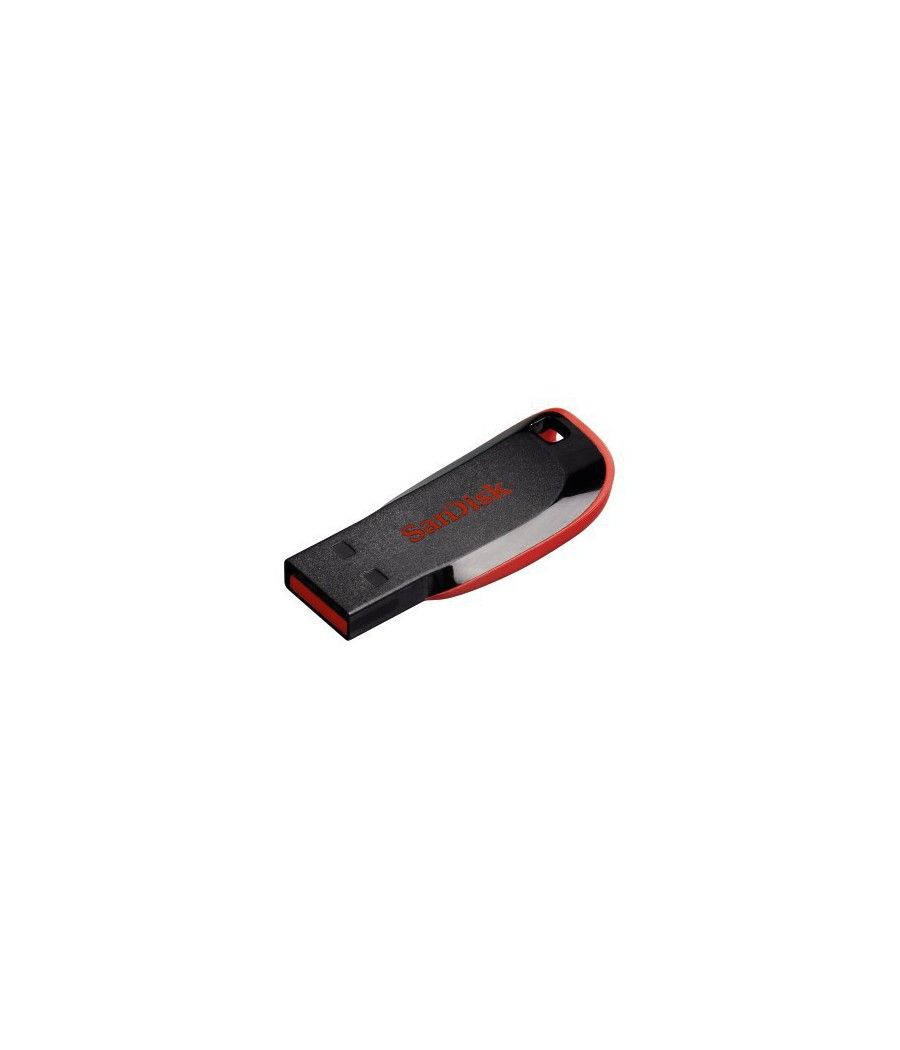 Memoria usb 2.0 sandisk 16gb cruzer blade rojo - Imagen 3