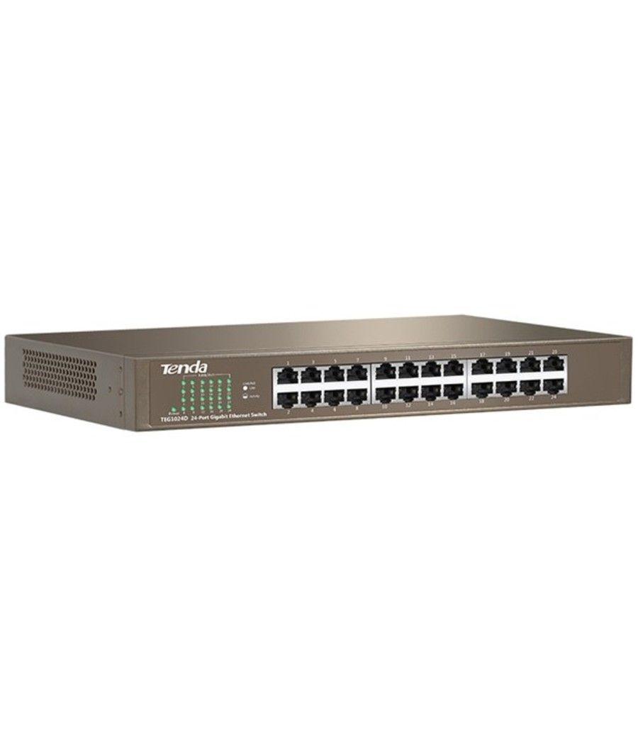 Switch 24 puertos gigabit ethernet 10 - 100 - 1000 tenda - Imagen 2