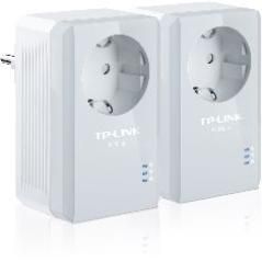 Pack x2 adaptadores de red linea electrica 500mbps powerline con enchufe tp - link - Imagen 4