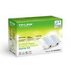 Pack x2 adaptadores de red linea electrica 500mbps powerline tp - link tl - pa411kit - Imagen 6