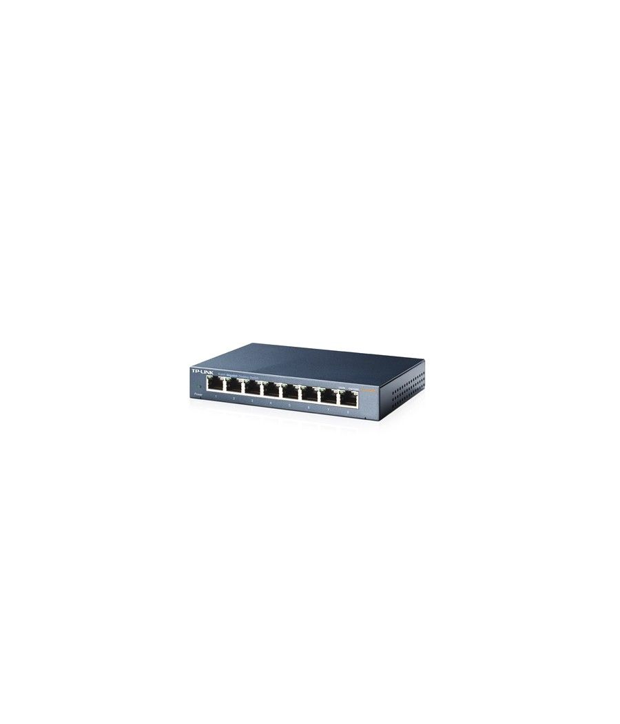 Switch 8 puertos 10 - 100 - 1000 tp - link azul - Imagen 5