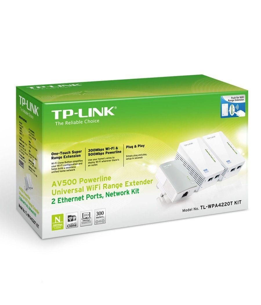 Pack powerline tl - wpa4220 x2 + tl - pa4010 x1 tp - link - Imagen 3