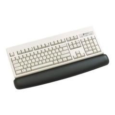 3m reposamuÑecas para teclado confort piel negro - Imagen 1