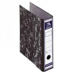 Dohe archivador palanca archinovo cuarto natural lomo ancho cartón forrado negro jaspeado