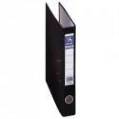 Dohe archivador palanca archicolor folio lomo estrecho rado cartón forrado pp negro