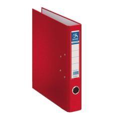 Dohe archivador palanca archicolor a4 lomo estrecho rado cartón forrado pp rojo