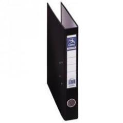 Dohe archivador palanca archicolor a4 lomo estrecho rado cartón forrado pp negro