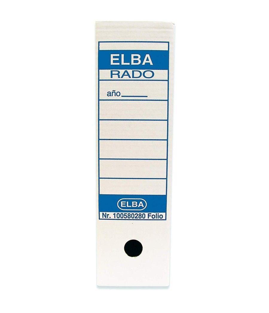 Elba archivo definitivo folio lomo 10 blanco -50u- - Imagen 1