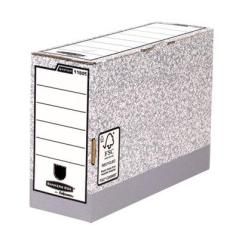 Fellowes caja de archivo definitivo a4 100mm gris (se vende por unidad) - Imagen 1