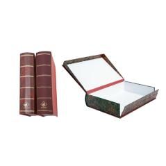 Mariola caja forma libro carton forrado folio prolongado lomo waflex 37,5x27x8,5cm - Imagen 1