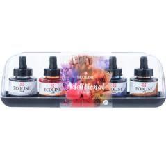 Talens ecoline set adicional 5 botellas de 30ml acuarela lÍquida colores surtidos - Imagen 1