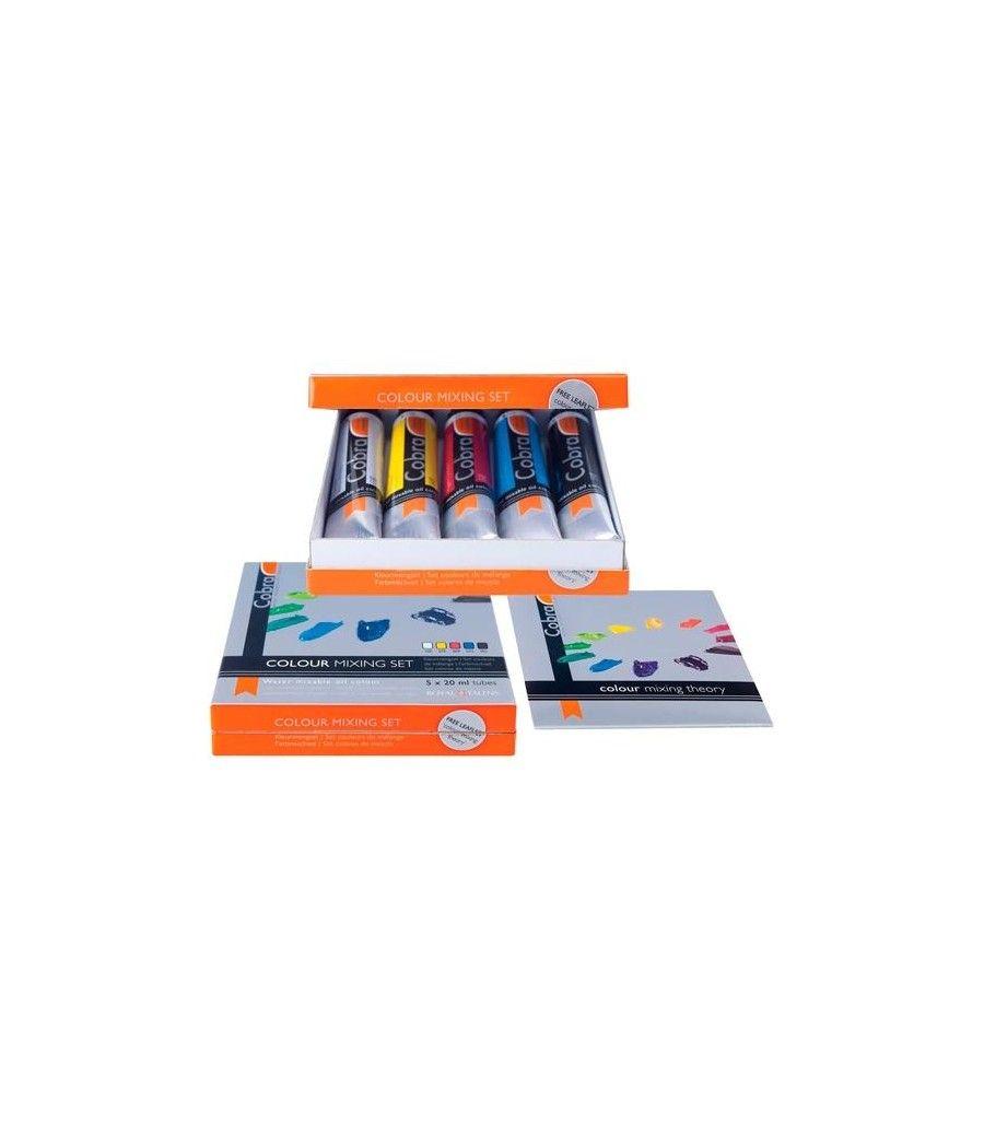 Talens cobra set de pinturas al Óleo 5 tubos de 20ml colores de mezcla surtidos - Imagen 1