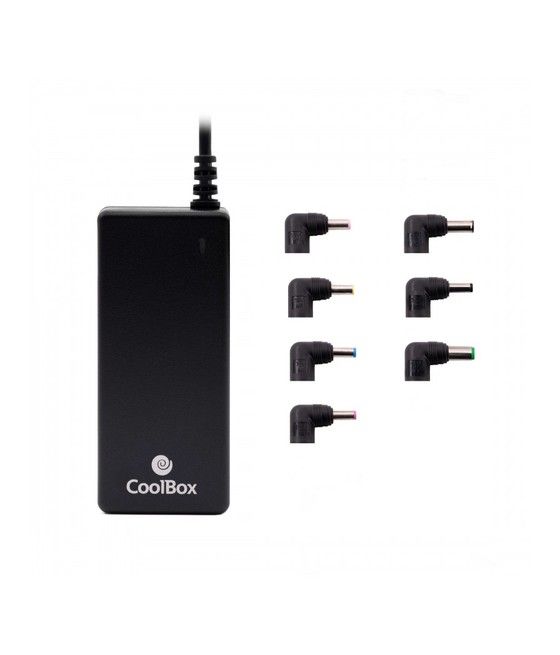 CoolBox COO-NB065-0 adaptador e inversor de corriente Interior 65 W Negro - Imagen 1