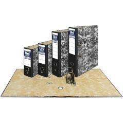 Unisystem novoclas archivador palanca 65mm a4 cartÓn forrado negro - Imagen 1