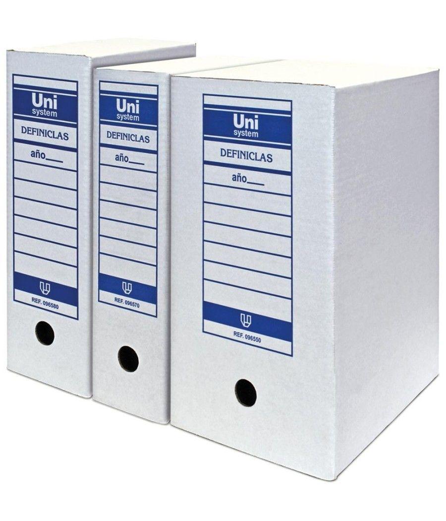 Unisystem definiclas archivo definitivo carton folio doble -50u- - Imagen 1