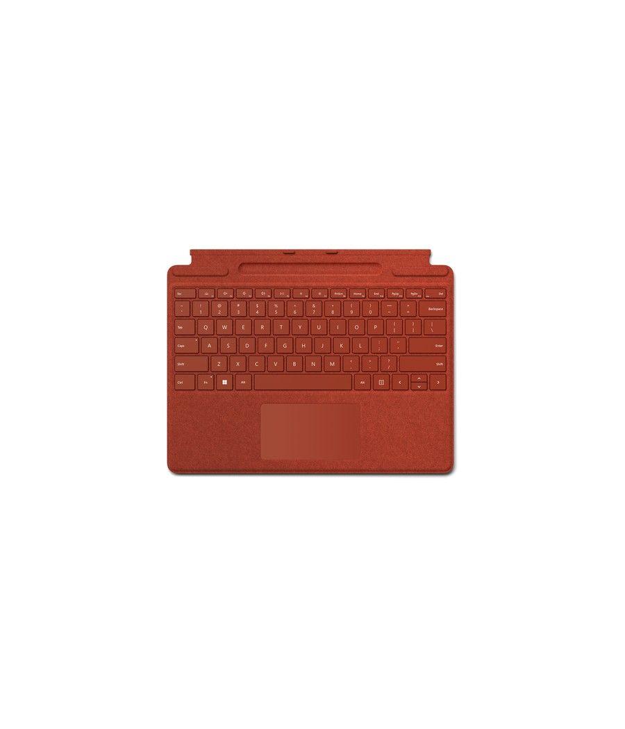 Microsoft Surface Pro Signature Keyboard Rojo Microsoft Cover port QWERTY Español - Imagen 1